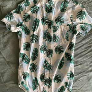 Mens J.Crew Flex short sleeve button up